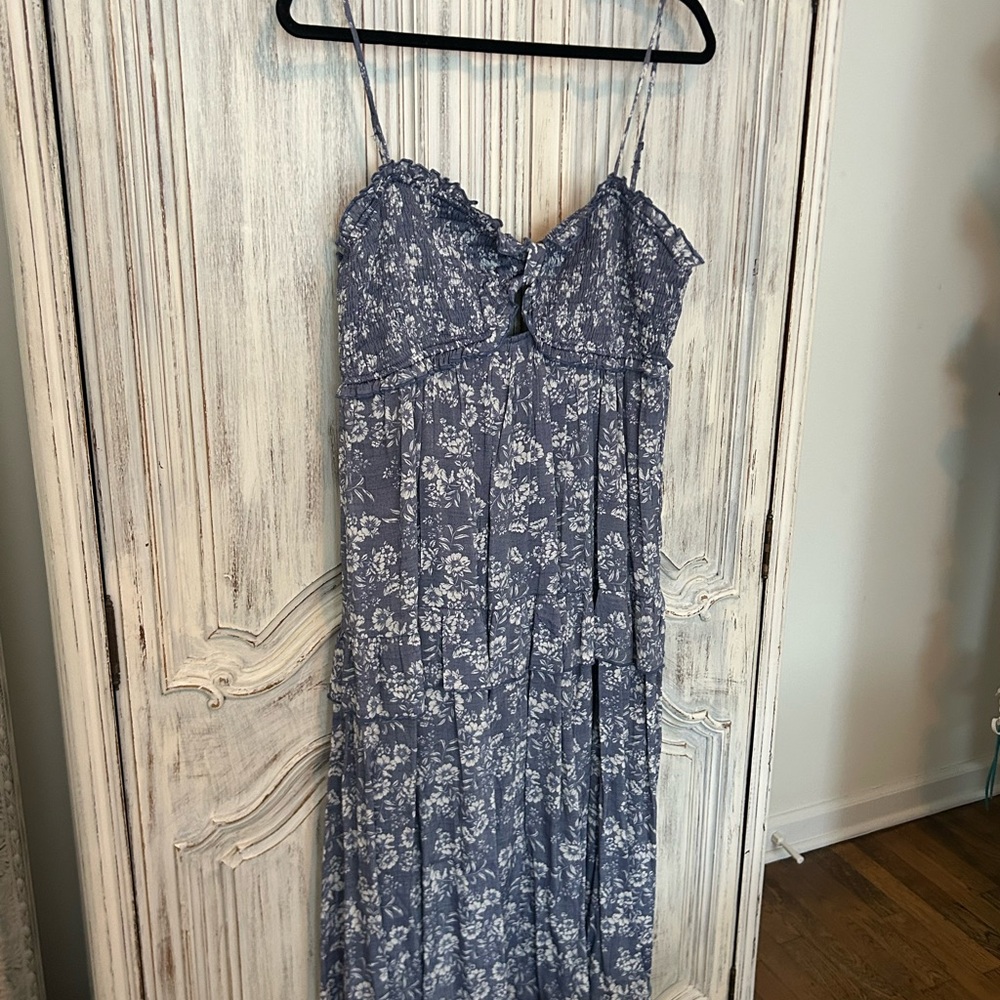 Trixxi Blue Floral Maxi Dress